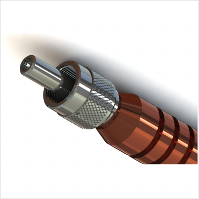 Connector de fibra òptica metàl·lica d'alta potència SMA905